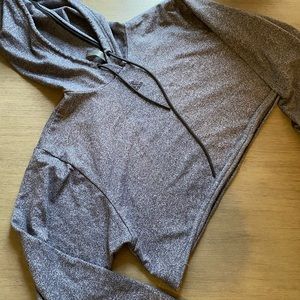Adidas Women’s 3 Bar Wash Cropped Hoodie